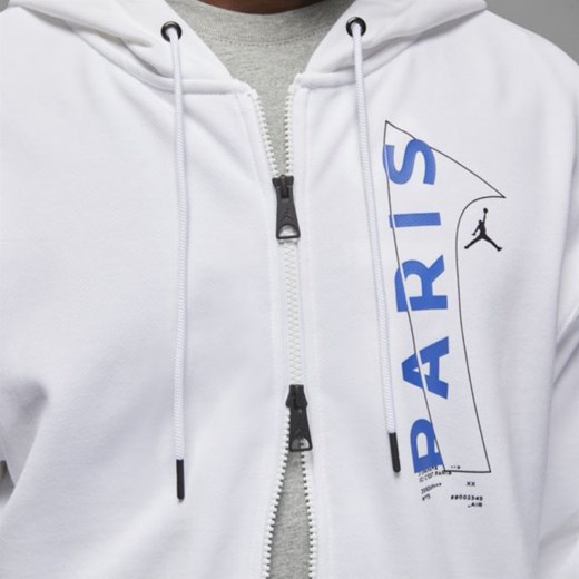 Bluza męska z zamkiem i kapturem Paris Saint-Germain - Biel Nike L Nike poland