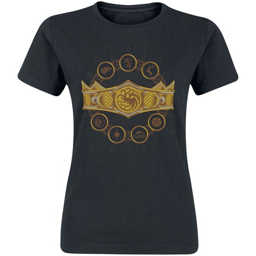 Gra o Tron - House Of The Dragon - Crown - T-Shirt - czarny S, M, L, XL, XXL EMP