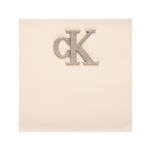 Calvin Klein Jeans Torebka Texture Shoulder Bag25 K60K609714 Beżowy 00 MODIVO