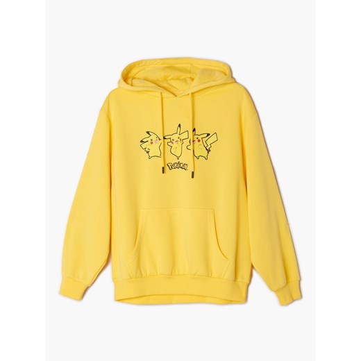 Cropp - Bluza z kapturem Pokémon - Żółty Cropp M Cropp
