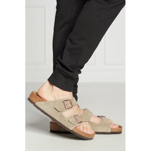 Birkenstock Skórzane klapki Arizona VL 45 Gomez Fashion Store