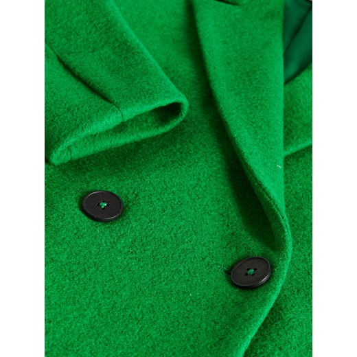 Reserved - Płaszcz z wełną - Zielony Reserved 36 Reserved