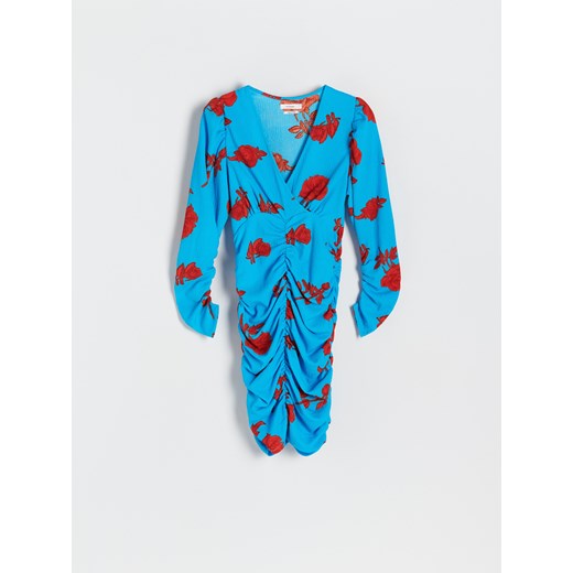 Reserved - Sukienka mini - Niebieski Reserved S Reserved
