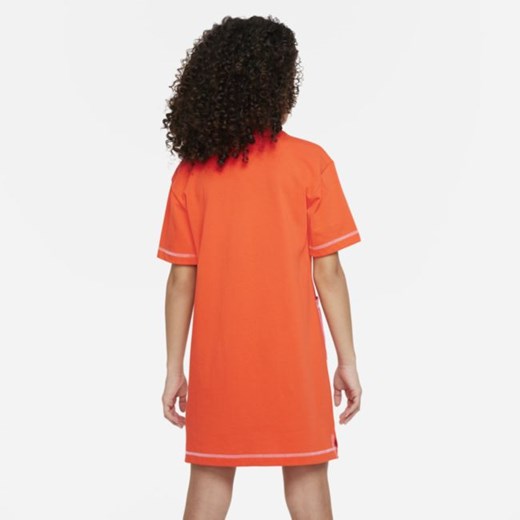Sukienka z dżerseju dla dużych dzieci (dziewcząt) Nike Sportswear Icon Clash - Nike M Nike poland wyprzedaż