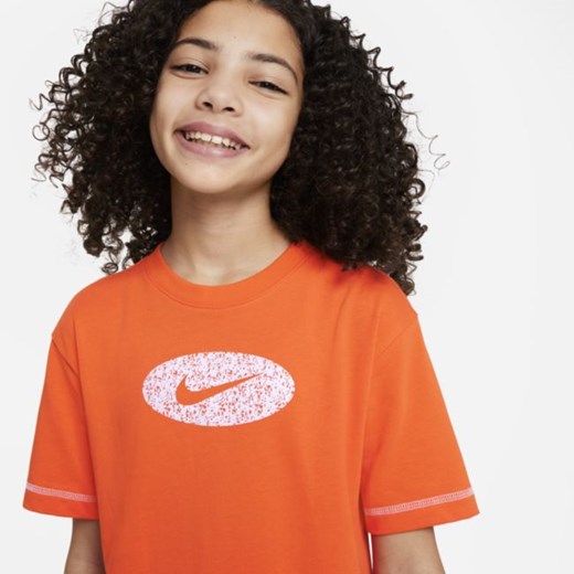Sukienka z dżerseju dla dużych dzieci (dziewcząt) Nike Sportswear Icon Clash - Nike L Nike poland okazja