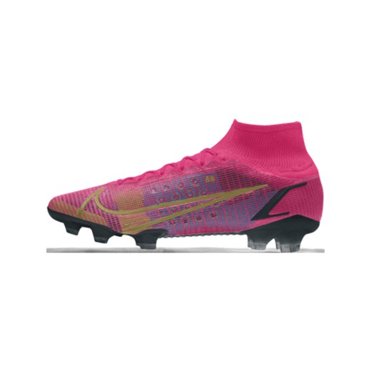 Personalizowane korki piłkarskie Nike Mercurial Superfly 8 Elite By You - Różowy Nike 42 Nike poland