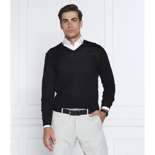 Oscar Jacobson Wełniany sweter | Regular Fit Oscar Jacobson XXL Gomez Fashion Store