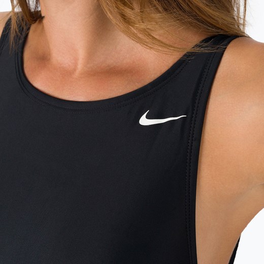 Strój pływacki jednoczęściowy damski Nike Hydralock Sculpt U-Back czarny Nike sportano.pl okazyjna cena