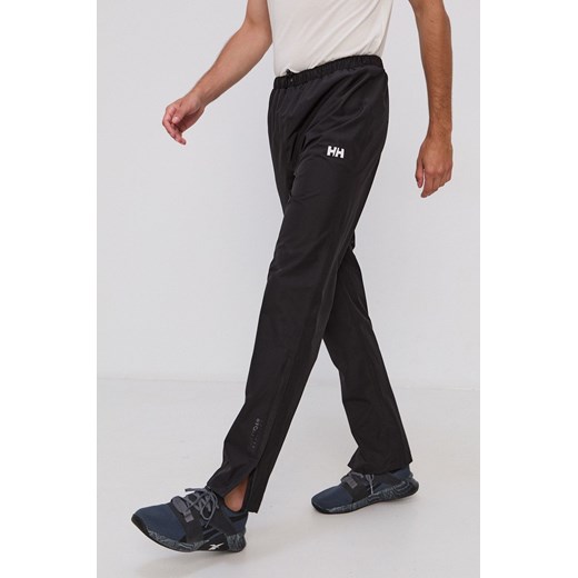Helly Hansen spodnie męskie kolor czarny ze sklepu ANSWEAR.com w kategorii Spodnie męskie - zdjęcie 143560533