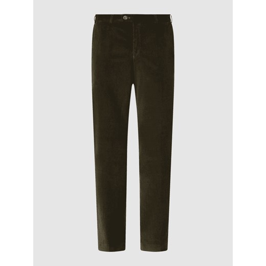 Spodnie o kroju regular fit ze sztruksu model ‘Parma’ Hiltl 102 Peek&Cloppenburg 