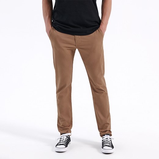 Spodnie chino slim fit - Beżowy House XXL STANDARD wyprzedaż House