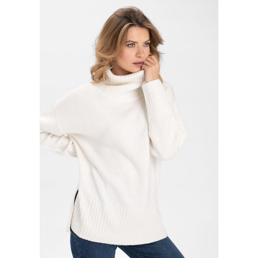 Sweter damski Volcano z golfem casual