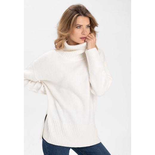 Sweter damski Volcano z golfem casual 