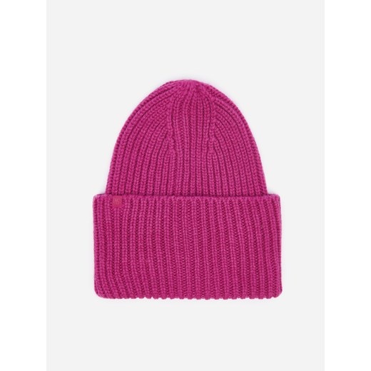 Czapka beanie z wełną fuksja - Fioletowy House S House