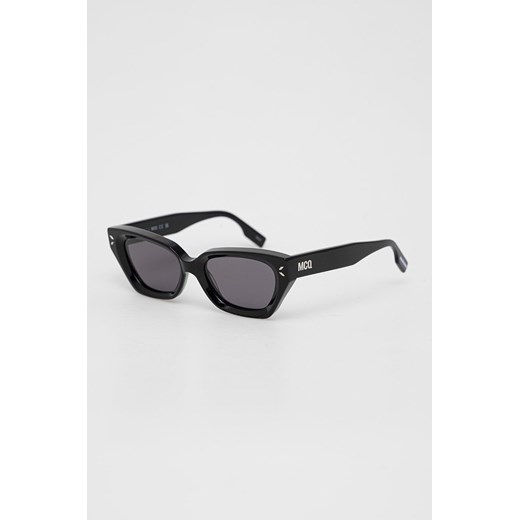 MCQ okulary przeciwsłoneczne damskie kolor czarny 52 ANSWEAR.com