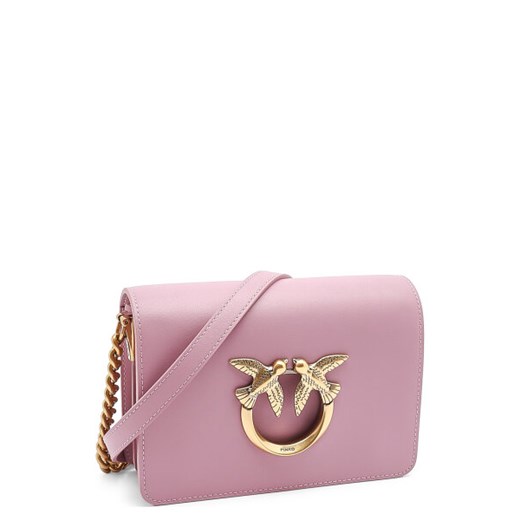 Pinko Skórzana torebka na ramię LOVE MINI CLICK SIMPLY 1 CL VI Pinko Uniwersalny Gomez Fashion Store