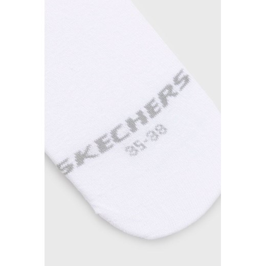 Skechers skarpetki damskie kolor biały Skechers 39/42 ANSWEAR.com
