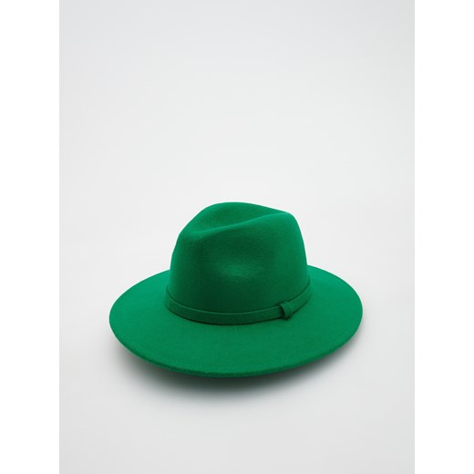 Reserved - Wełniany kapelusz - Zielony Reserved S Reserved