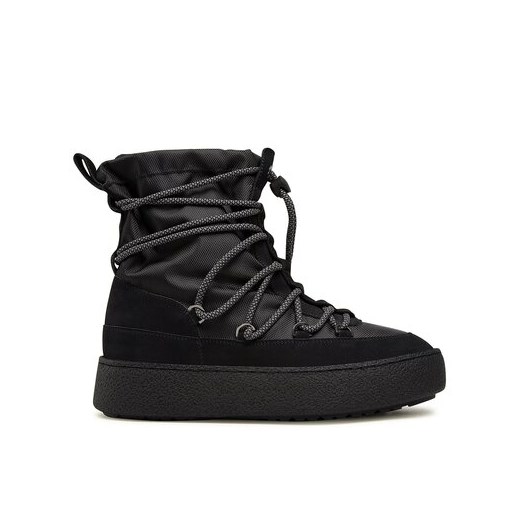 Lasocki buty zimowe męskie sportowe sznurowane z tworzywa sztucznego 