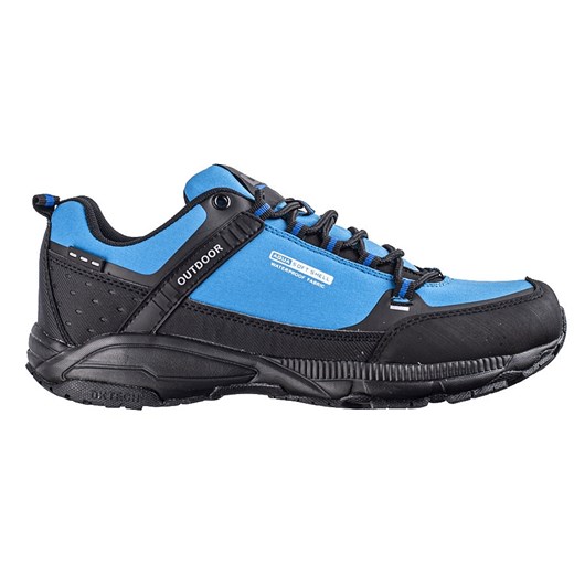 Męskie buty trekkingowe DK niebieskie czarne ze sklepu ButyModne.pl w kategorii Buty trekkingowe męskie - zdjęcie 143670123