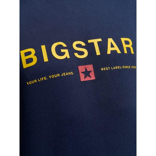 Bluza męska z bawełny organicznej granatowa Cooper 403 XL Big Star