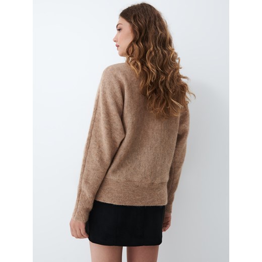 Mohito - Sweter z wełną alpaki - Beżowy Mohito XL Mohito