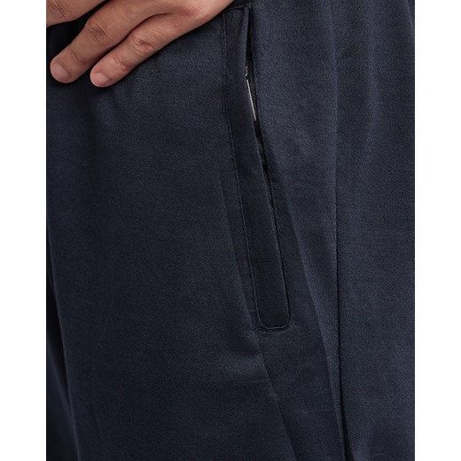 Granatowe męskie proste spodnie dresowe z kieszeniami - Odzież Royalfashion.pl XL - 42 royalfashion.pl