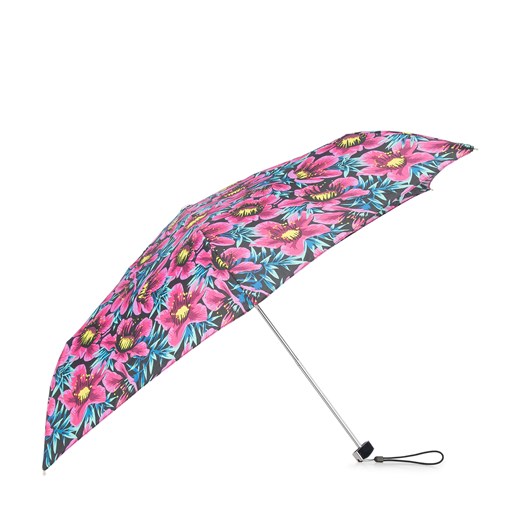 Parasol manualny mały różowo-czarny ze sklepu WITTCHEN w kategorii Parasole - zdjęcie 143747452