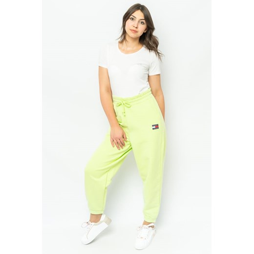 spodnie dresowe damskie tommy jeans dw0dw09740 zielone Tommy Hilfiger XXS okazja Royal Shop