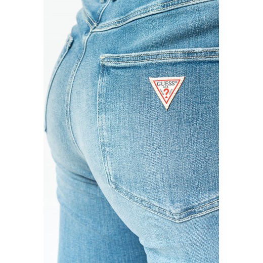 jeansy damskie guess w2ya46 d4q01 niebieskie Guess Pants: 28/31 promocyjna cena Royal Shop