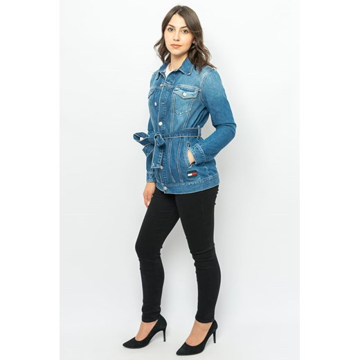 kurtka jeansowa damska tommy jeans dw0dw10474 niebieska Tommy Hilfiger L okazyjna cena Royal Shop
