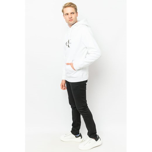 bluza męska calvin klein jeans j30j318798  biała Calvin Klein XL wyprzedaż Royal Shop