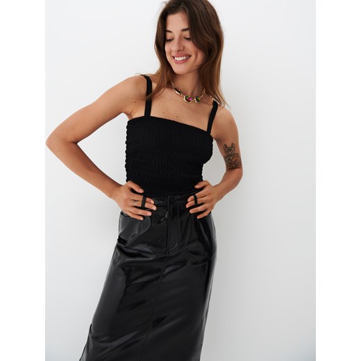 Mohito - Dopasowany top - Czarny Mohito XS Mohito