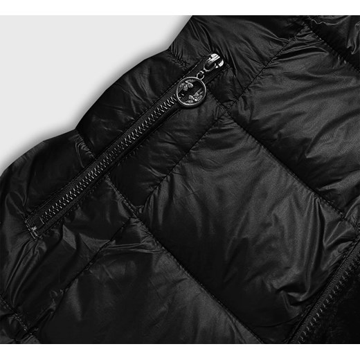 DWUSTRONNA KURTKA FUTRO DAMSKA CZARNA (B8053-1) Goodlookin.pl XXL (44) goodlookin.pl