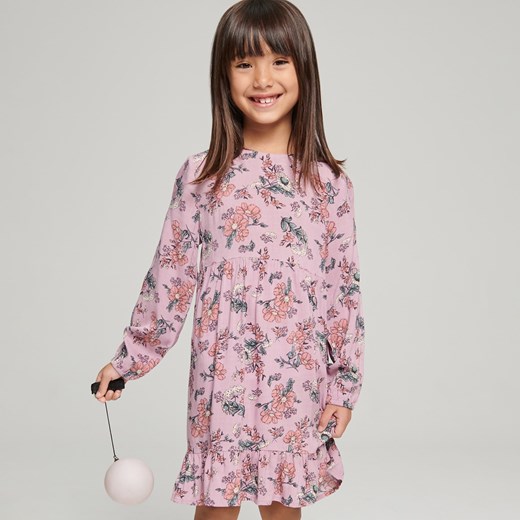 Sinsay - Sukienka babydoll - Fioletowy Sinsay 110 Sinsay