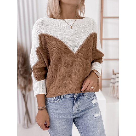 Sweter damski Ubra z okrągłym dekoltem 