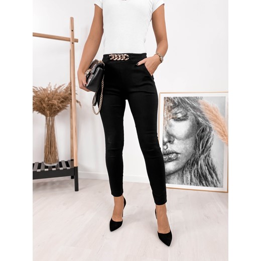 spodnie brelda czarne m/38 ze sklepu UBRA w kategorii Spodnie damskie - zdjęcie 144092171