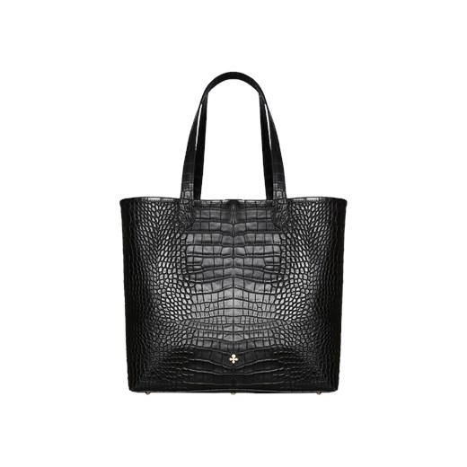 Shopper, czarny krokodyl Lilou One size Lilou 