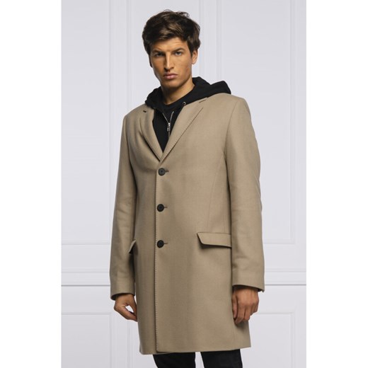 HUGO Wełniany płaszcz Migor2041 48 Gomez Fashion Store promocja