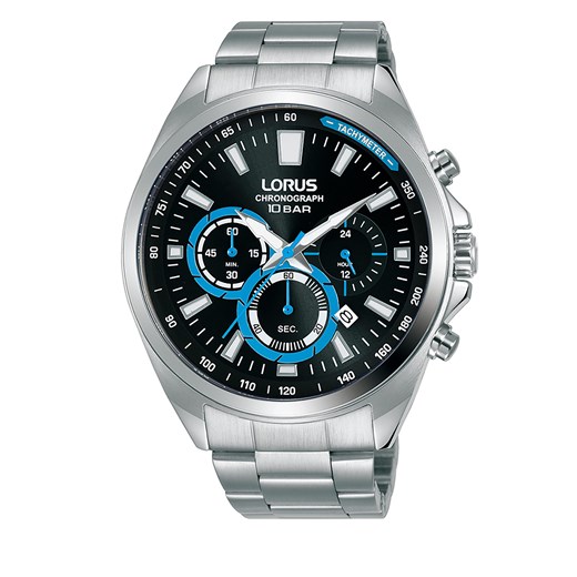 Zegarek LORUS - RT381HX9 Silver/Black Lorus eobuwie.pl