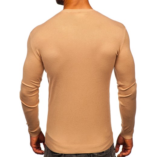 Beżowy sweter męski Denley MMB602 XL okazja Denley
