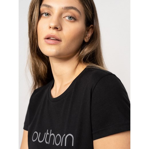 T-shirt z nadrukiem damski Outhorn S wyprzedaż OUTHORN