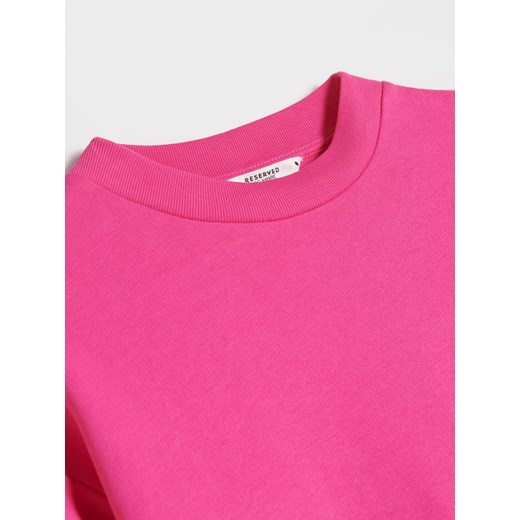 Reserved - PREMIUM Bluza z organicznej bawełny - Różowy Reserved L Reserved