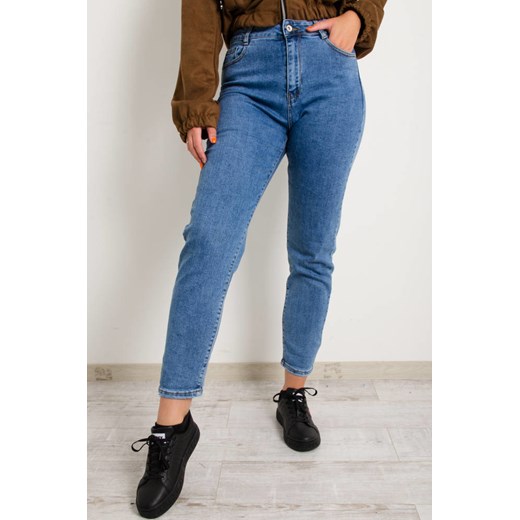 SPODNIE JEANSOWE MOM STRETCH- WYSOKI STAN ze sklepu olika.com.pl w kategorii Jeansy damskie - zdjęcie 144364852