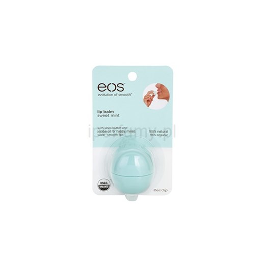 EOS Sweet Mint balsam do ust (Lip Balm) 7 g + do każdego zamówienia upominek. iperfumy-pl mietowy balsamy