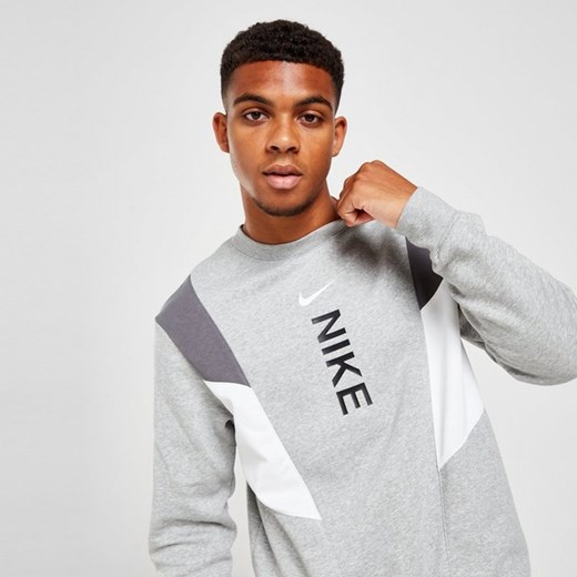 NIKE BLUZA HYBRID FLC CRW DGH/WHT SZARY DV2329-063 Nike M JD Sports