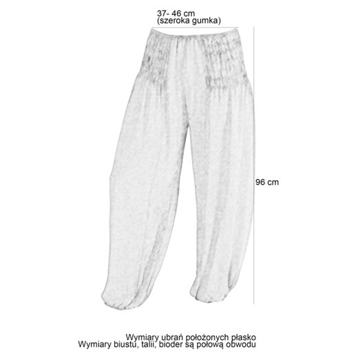 Brązowe spodnie alladynki moodify-pl bialy delikatne