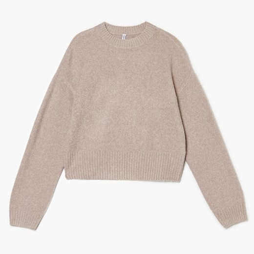 Cropp - Sweter oversize - Kremowy Cropp M Cropp
