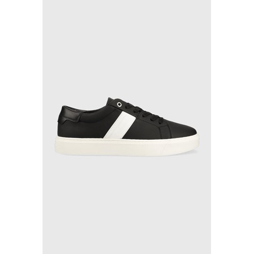 Calvin Klein sneakersy Low Top Lace Up kolor czarny ze sklepu ANSWEAR.com w kategorii Trampki męskie - zdjęcie 144428282