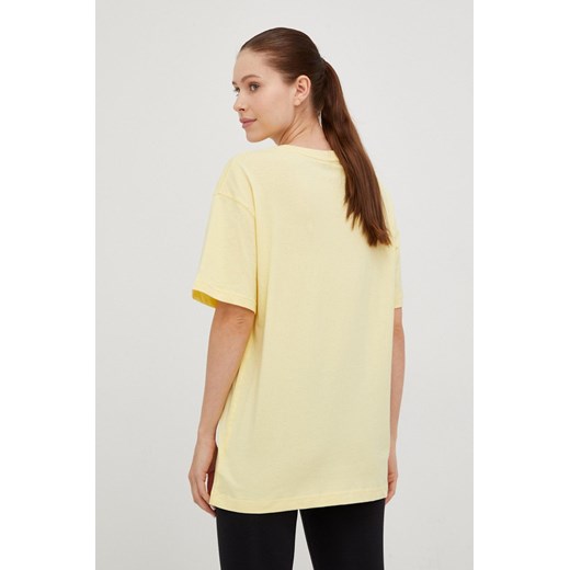New Balance t-shirt bawełniany kolor żółty New Balance L/XL ANSWEAR.com